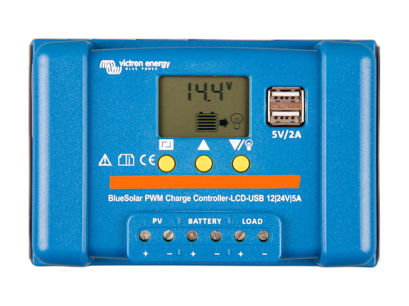 Victron BlueSolar PWM LCD USB charge controller