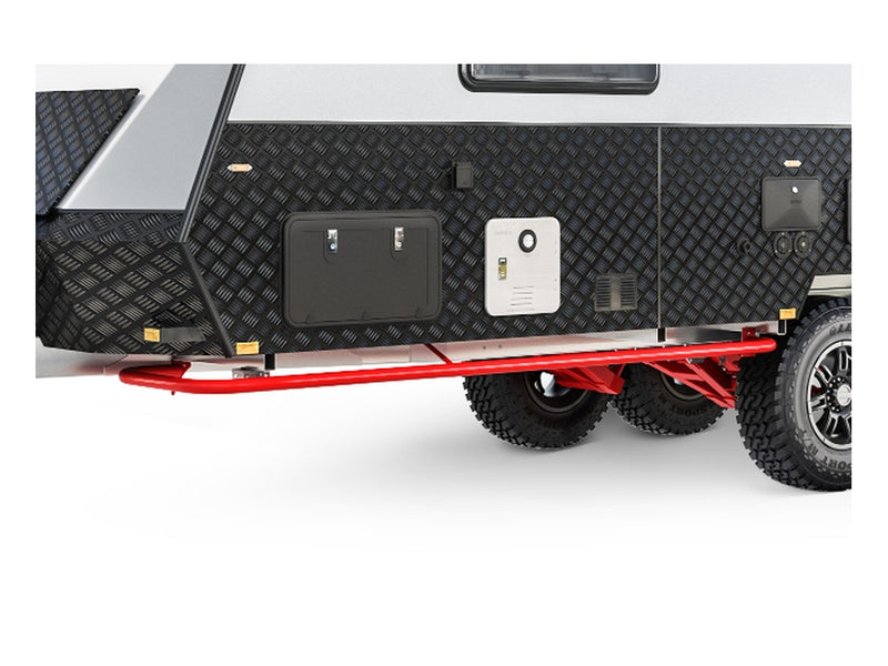 Black Series OEM red body protection side bar