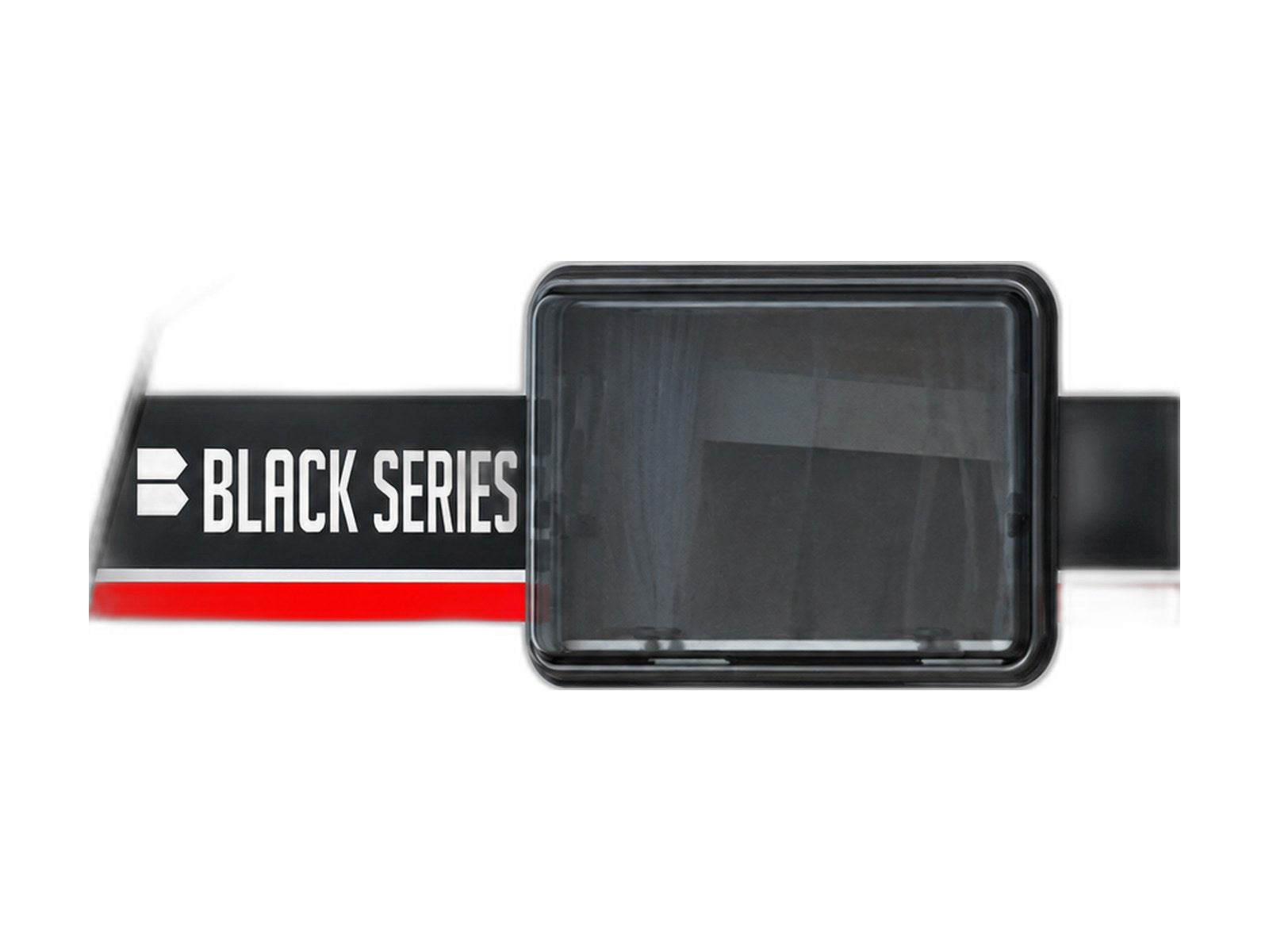black series rv replacement window on white background