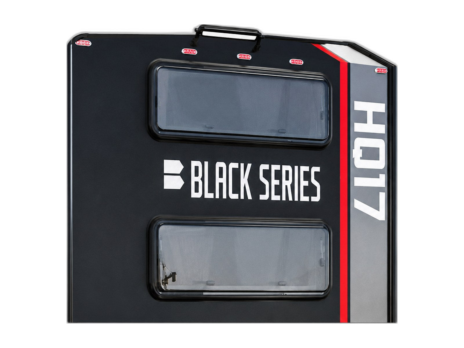 black series rv replacement window on white background