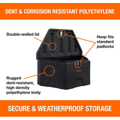 Buyers Products trailer tongue tool box