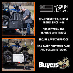 Buyers Products trailer tongue tool box