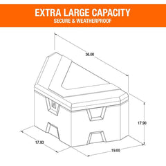 Buyers Products trailer tongue tool box