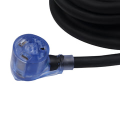30 amp RV extension cord 30 ft with lighted end