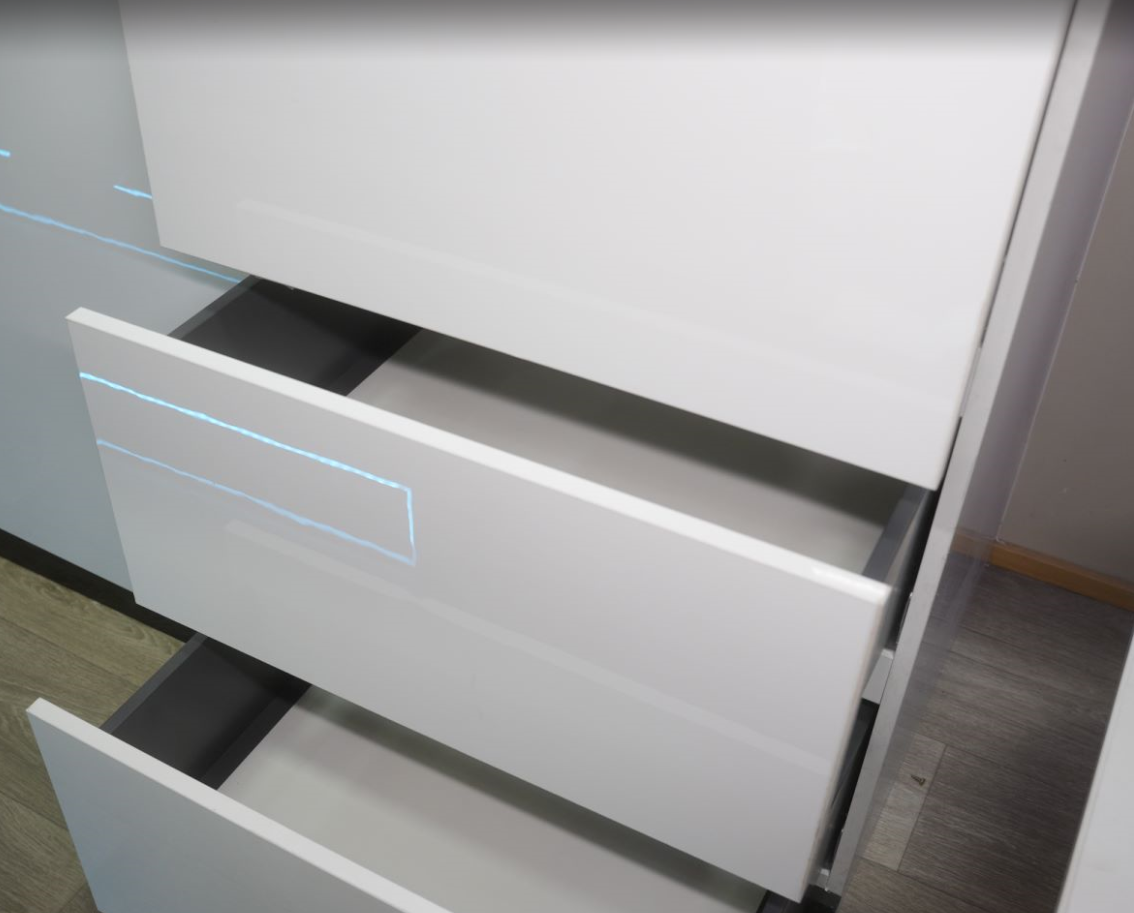 White Interior Cabinet Drawer