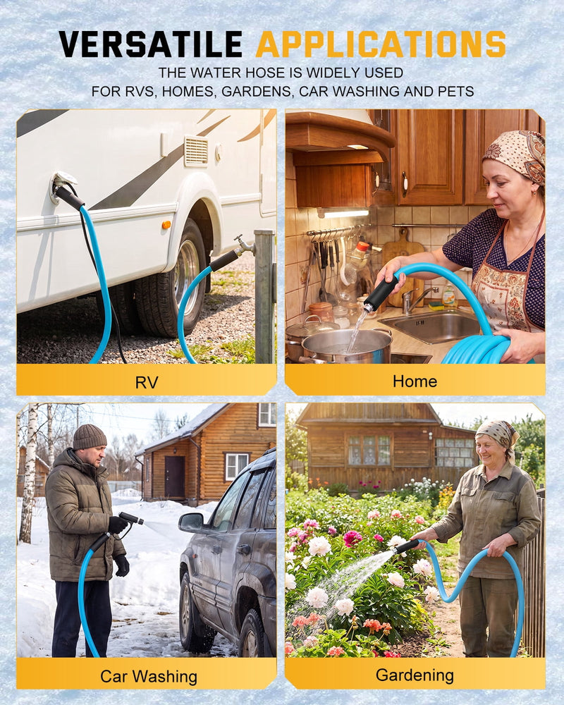 Kohree 25 ft heated water hose, view 5