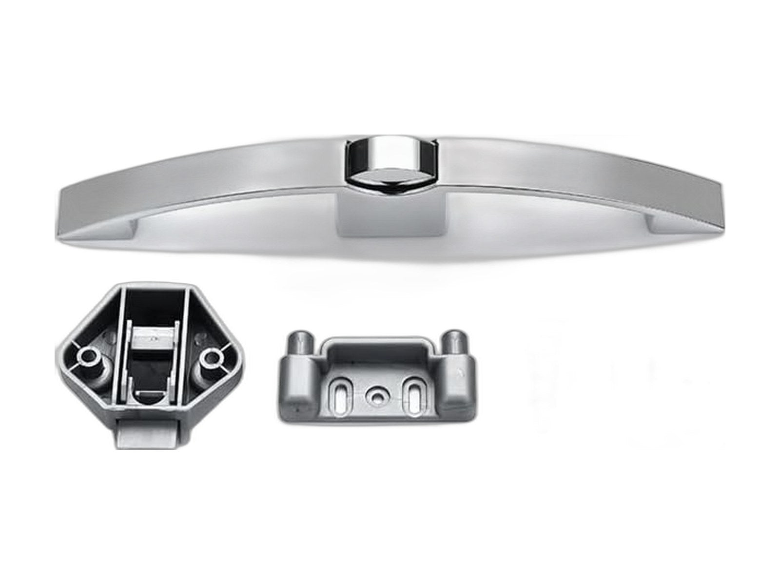 cabinet door handle on white background