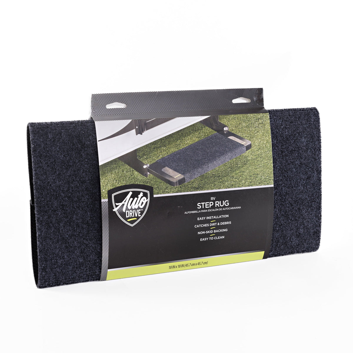 RV step mat 18 x 18 in, gray
