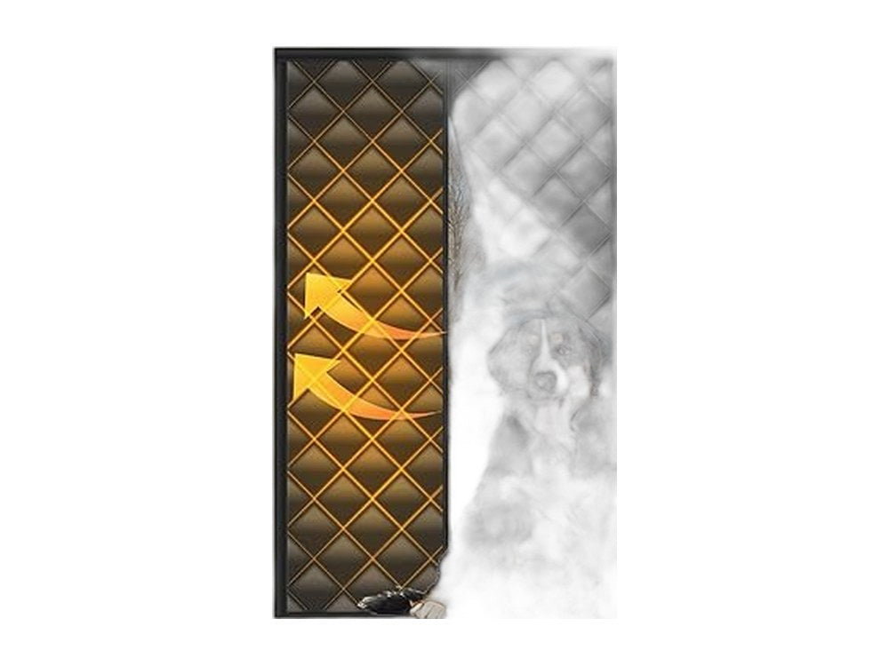 RV Insulated Door Cover 33"x80" on white background