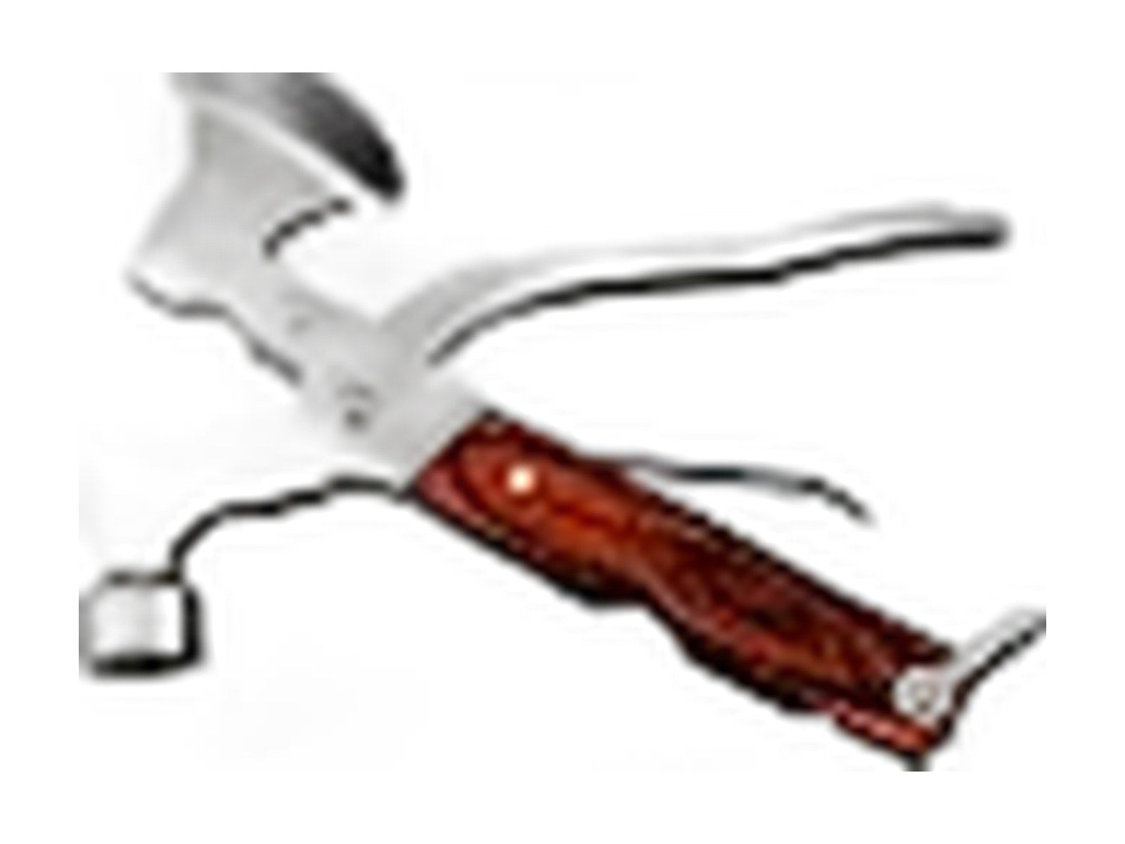camping gear multitool on white background