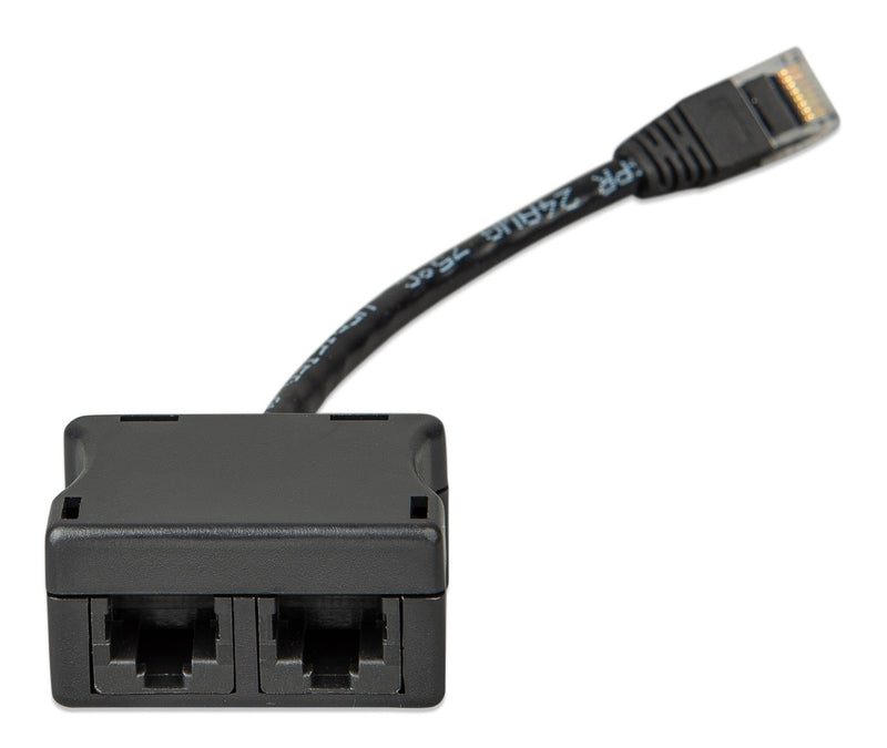 Victron RJ45-splitter 1xRJ45 male/15cm cable/2xRJ45 female