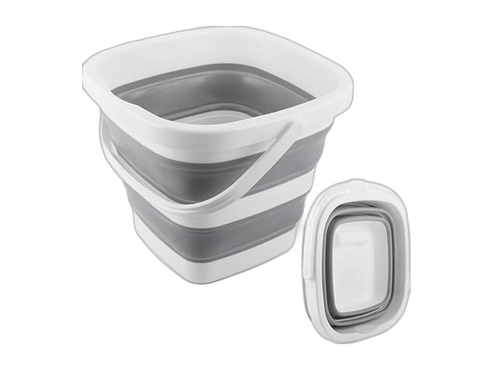 car wash bucket 5l collapsible bucket on white background