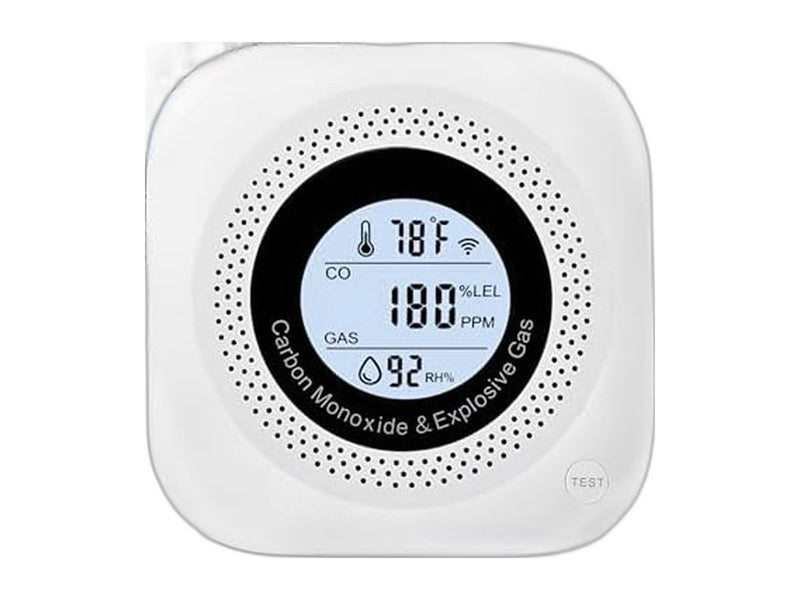 4-in-1 plug-in CO and gas detector