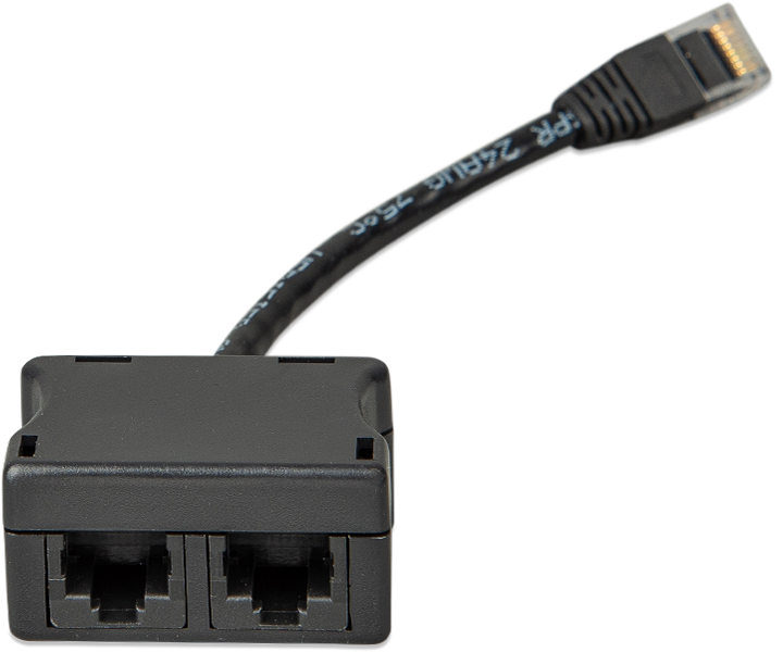 Victron RJ45splitter 1xRJ45male/2xRJ45fem.