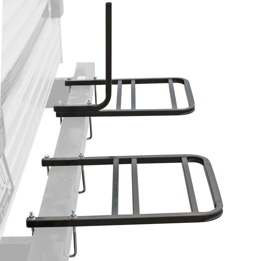 RV bumper-mount bike rack