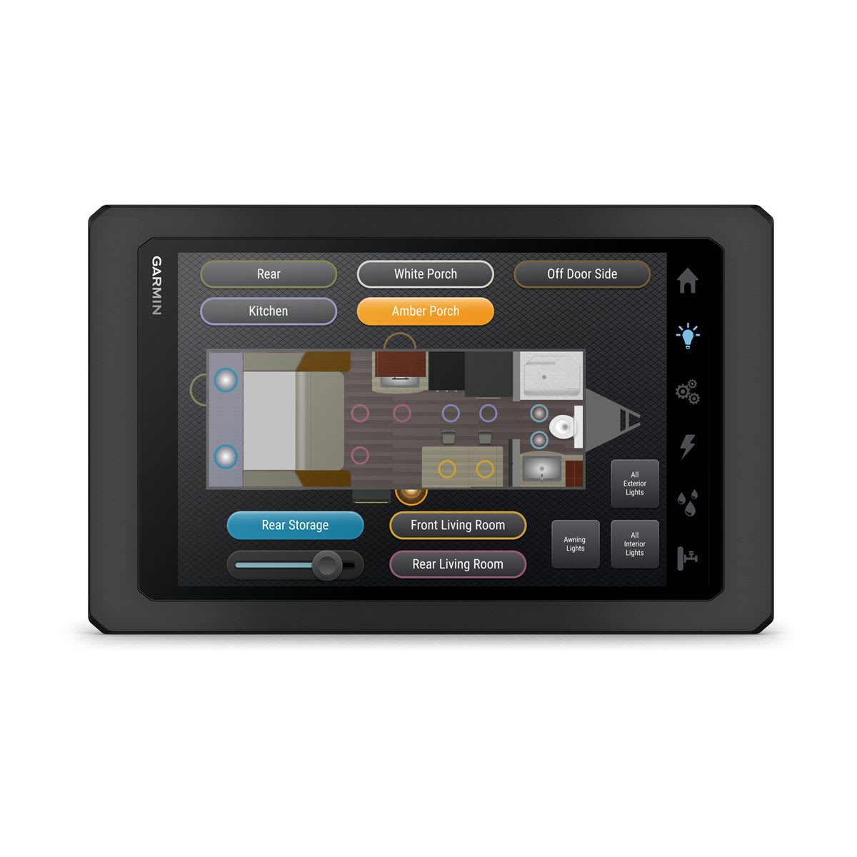 Garmin SERV 10-inch RV control panel display