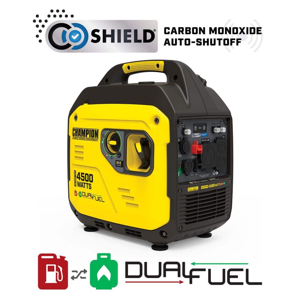 Champion 4500W dual fuel inverter generator