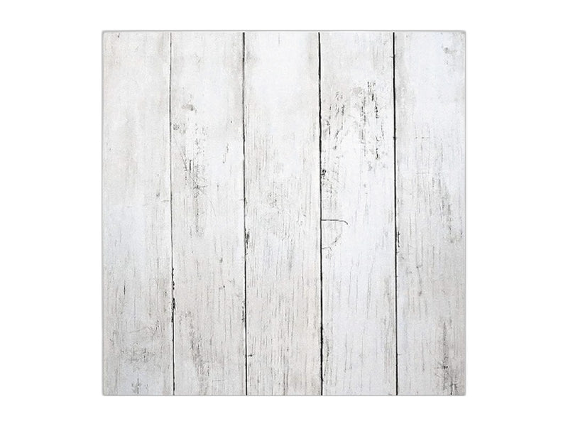 Peel and stick wood plank wallpaper roll gray white