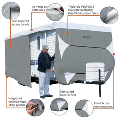 Classic Accessories PolyPro III travel trailer cover 30-33 ft
