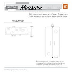 Classic Accessories PolyPro III travel trailer cover 30-33 ft