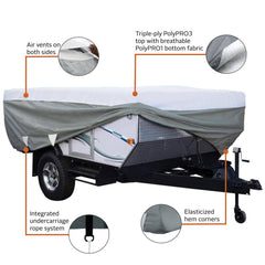 Classic Accessories folding camping trailer cover 14-16 ft