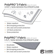Classic Accessories folding camping trailer cover 14-16 ft