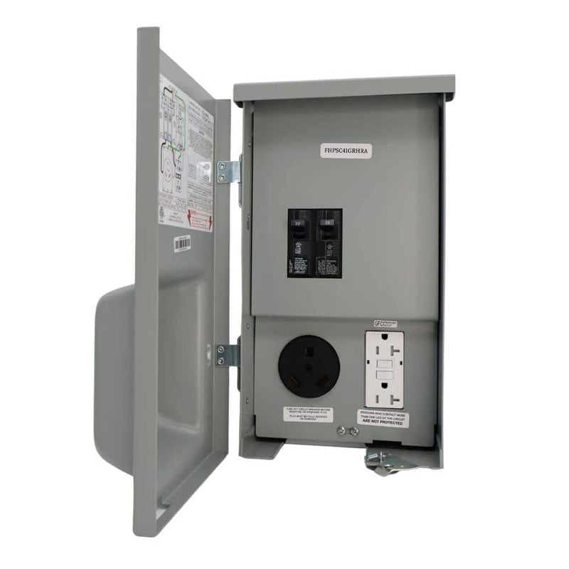 Connecticut Electric 30 amp RV power outlet with breakers