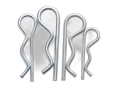 Zinc plated cotter pin for RV wheel bearing