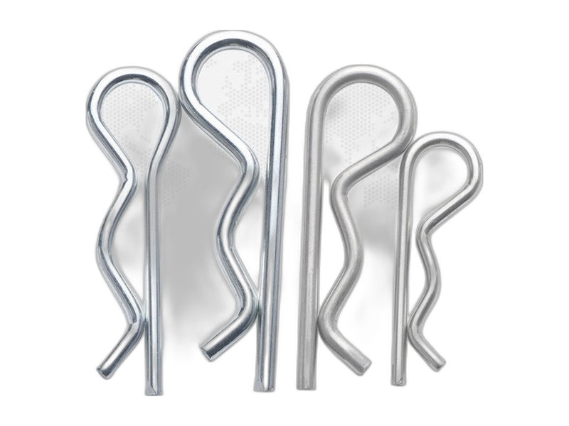 Zinc plated cotter pin for RV wheel bearing