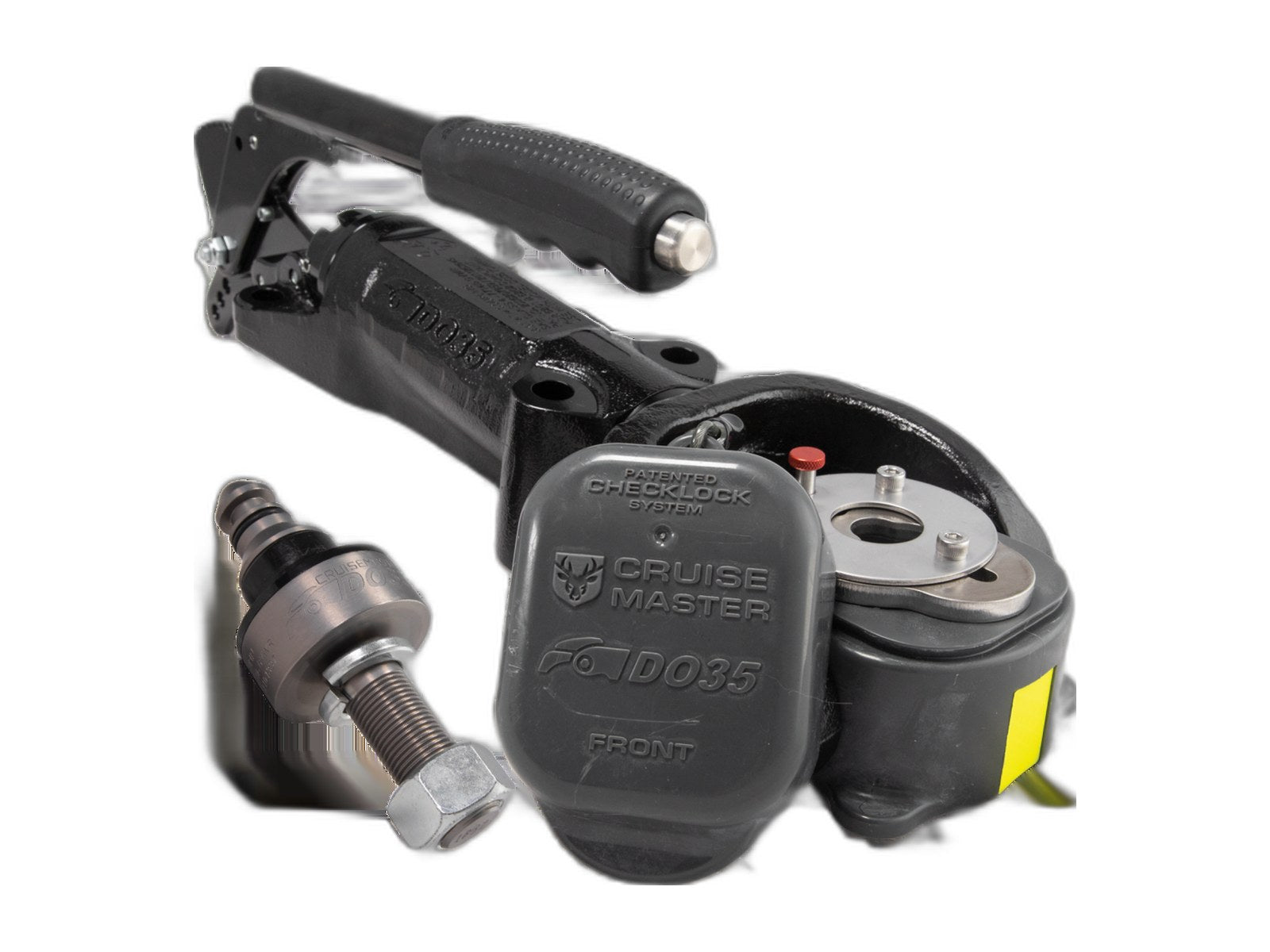 cruisemaster do35 articulating trailer coupler on white background