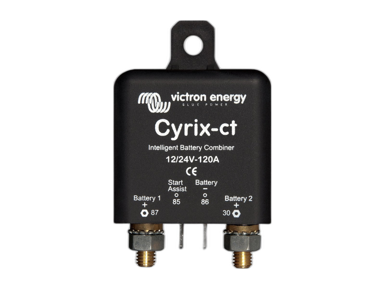 cyrix ct intelligent combiner 12 24v 120a on white background