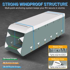 Travel trailer RV cover 26-28.6 ft