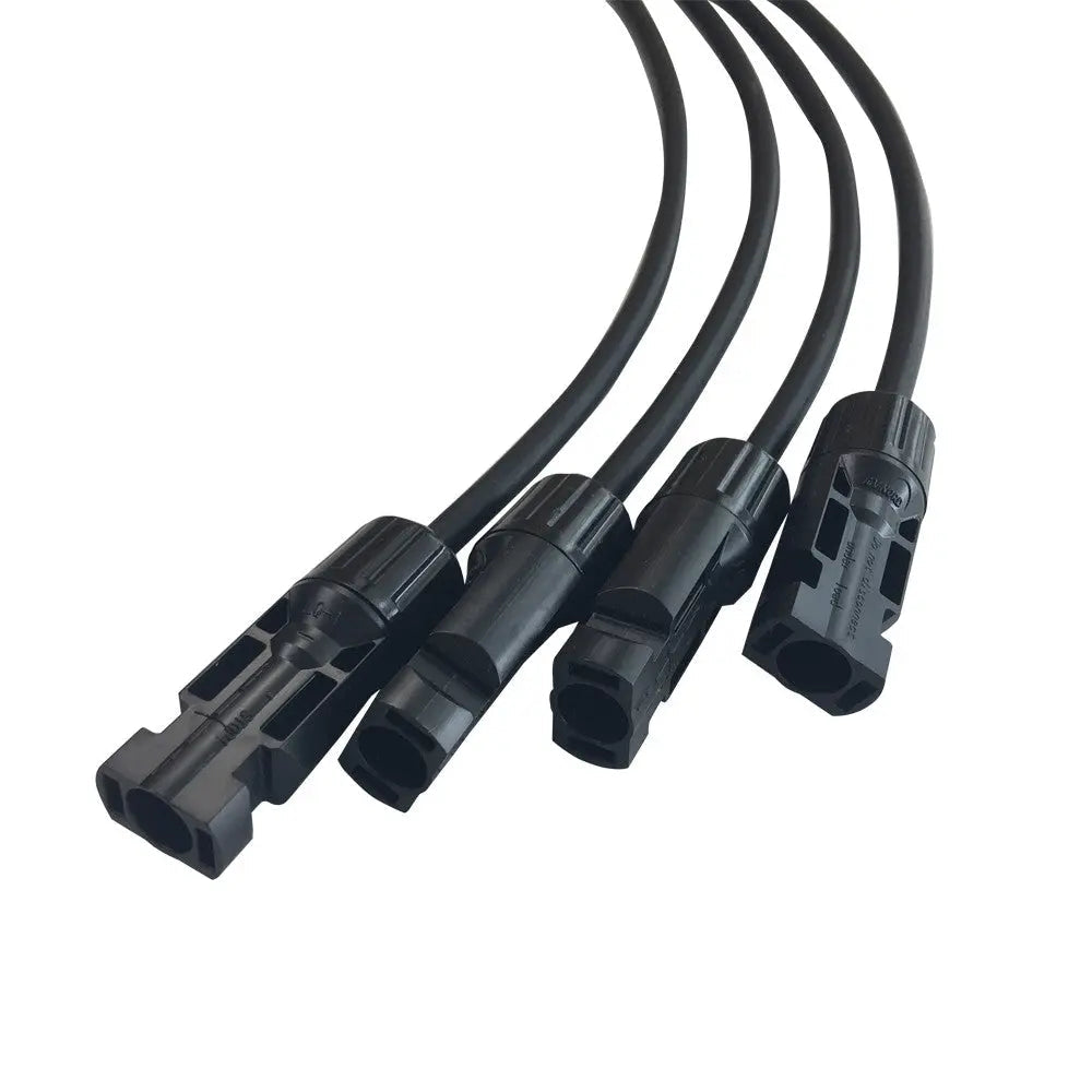 Renogy 4 to 1 solar branch connector pair with MC4 style plugs