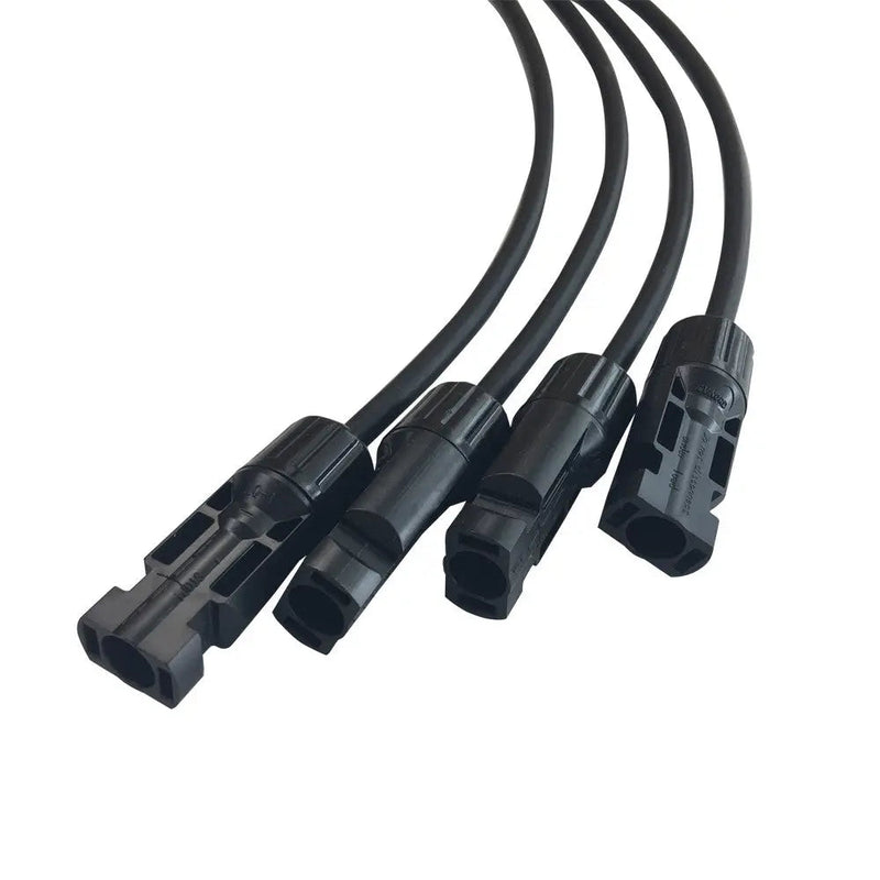 Renogy 4 to 1 solar branch connector pair with MC4 style plugs