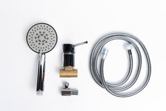 Shower head w/hose and valve