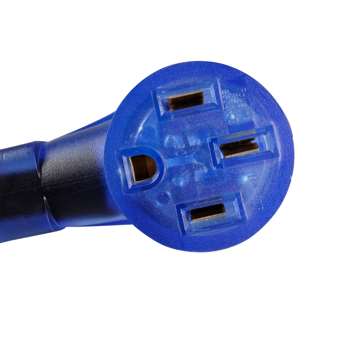 30 amp to 50 amp RV adapter cord, view 2