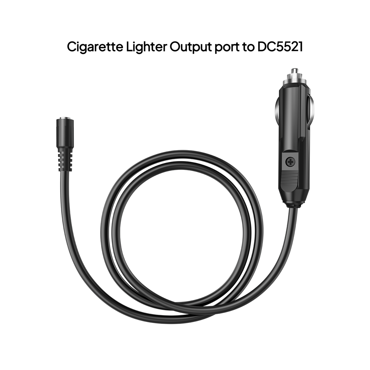 BLUETTI 12V 24V DC power cable cigarette plug to barrel connector