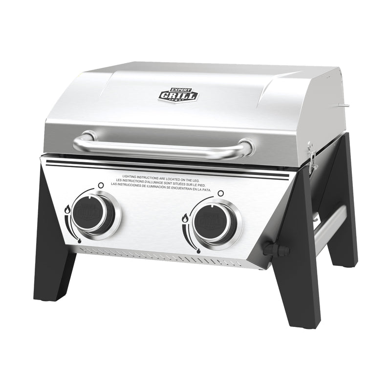Expert Grill 2-burner tabletop grill, view 2