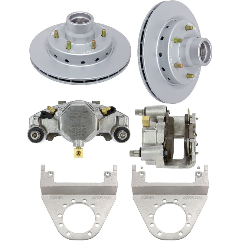 DeeMaxx 6K closed-bracket disc brake kit: MAXX rotor/hubs, stainless calipers, brackets