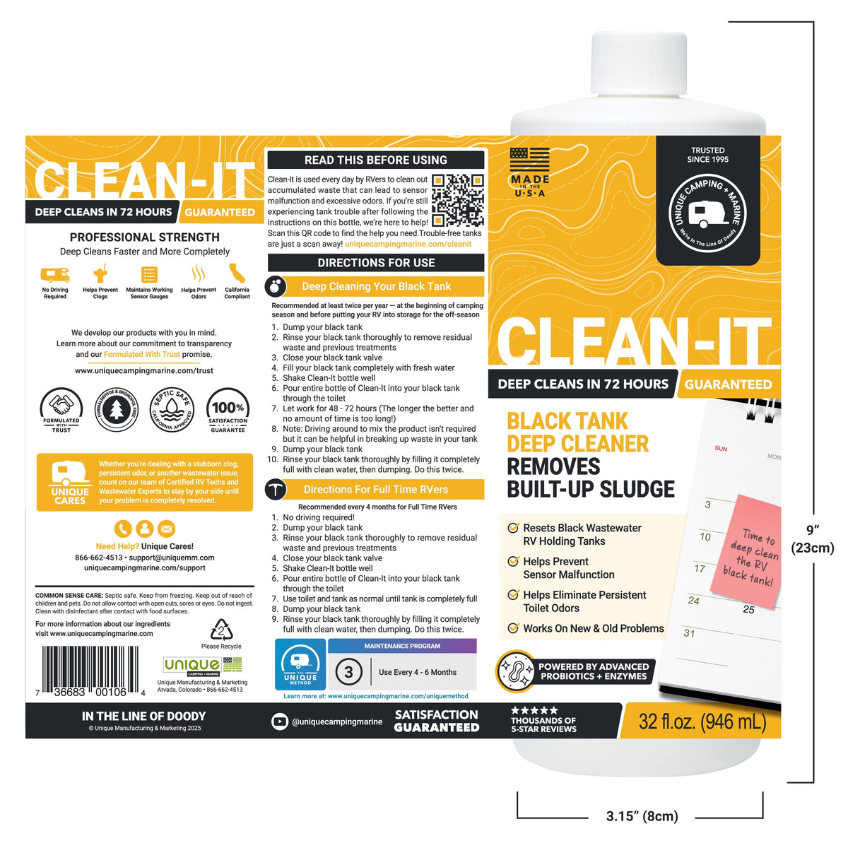 Unique Clean-It black tank cleaner, view 6
