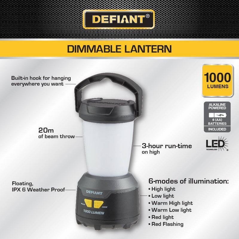 Defiant LED lantern detail