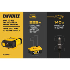 DEWALT power inverter detail