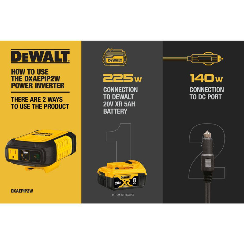 DEWALT power inverter detail