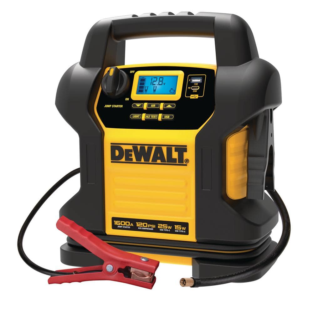 DEWALT 1600 peak amp jump starter