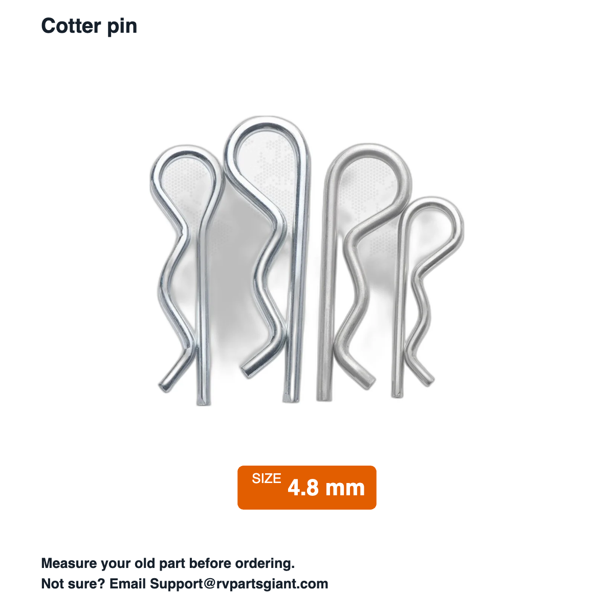 Cotter pin - dimensions