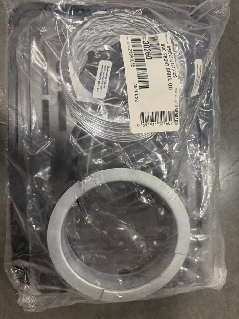 Dometic 9108858153 front grill part label