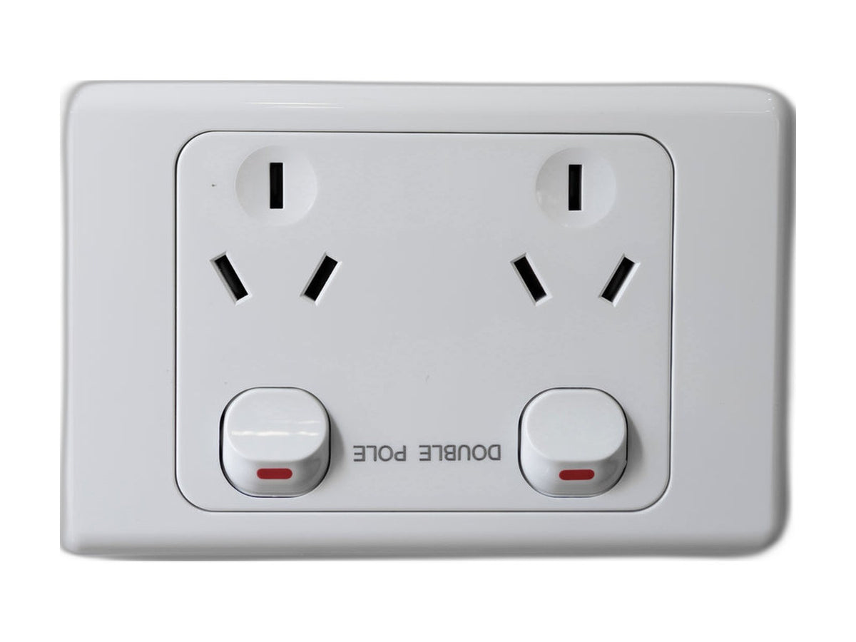 Black Series Dominator RV dual outlet receptacle