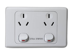 Black Series Dominator RV dual outlet receptacle