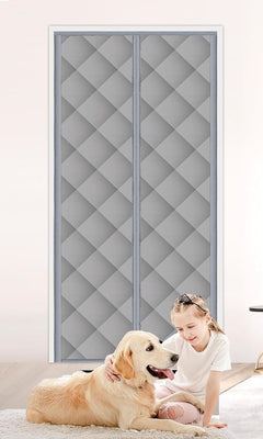 Insulated Magnetic Door Curtain Triple-Layer – product photo