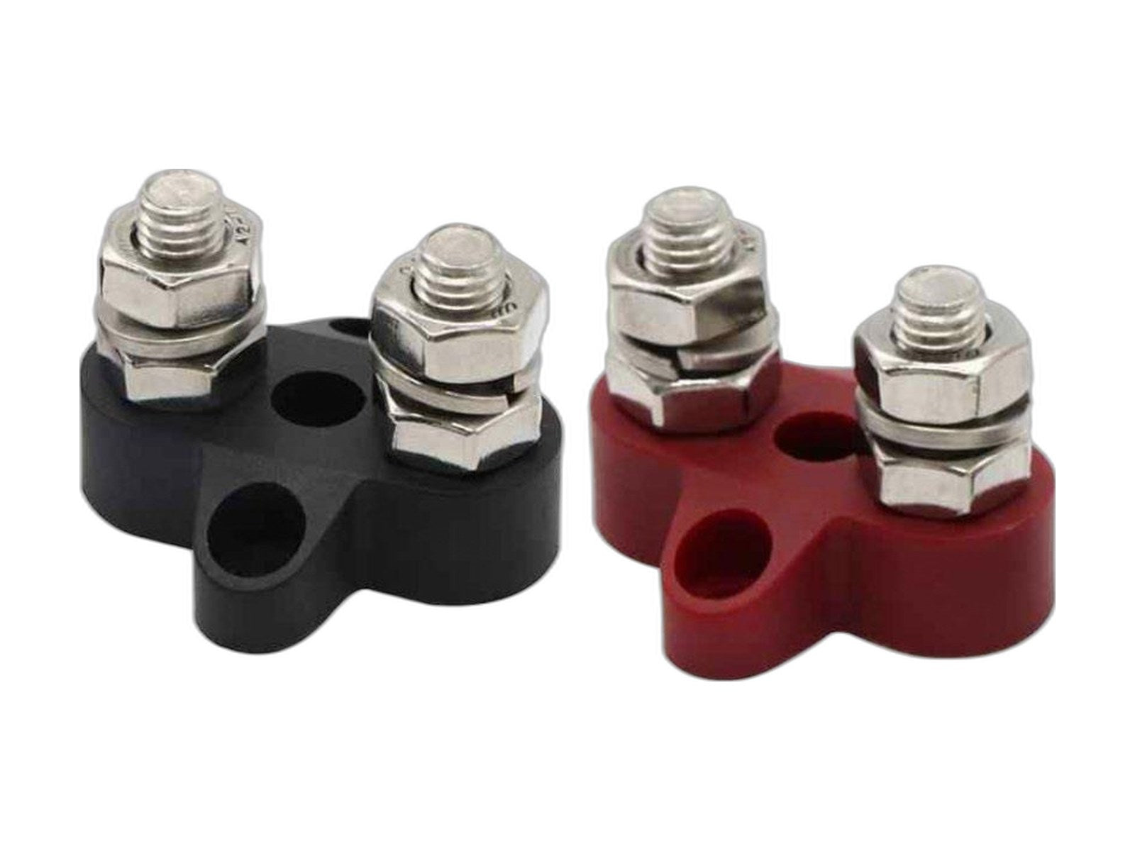 dual terminal stud m8 linked set on white background